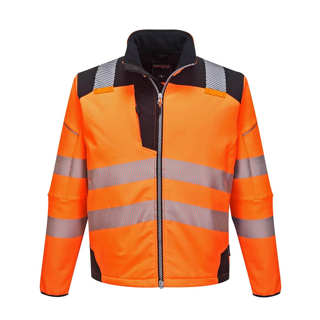 Softshell Haute-Visibilité PW3 Orange/Noir