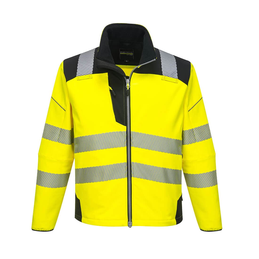 Softshell Haute-Visibilité PW3 Jaune/Noir