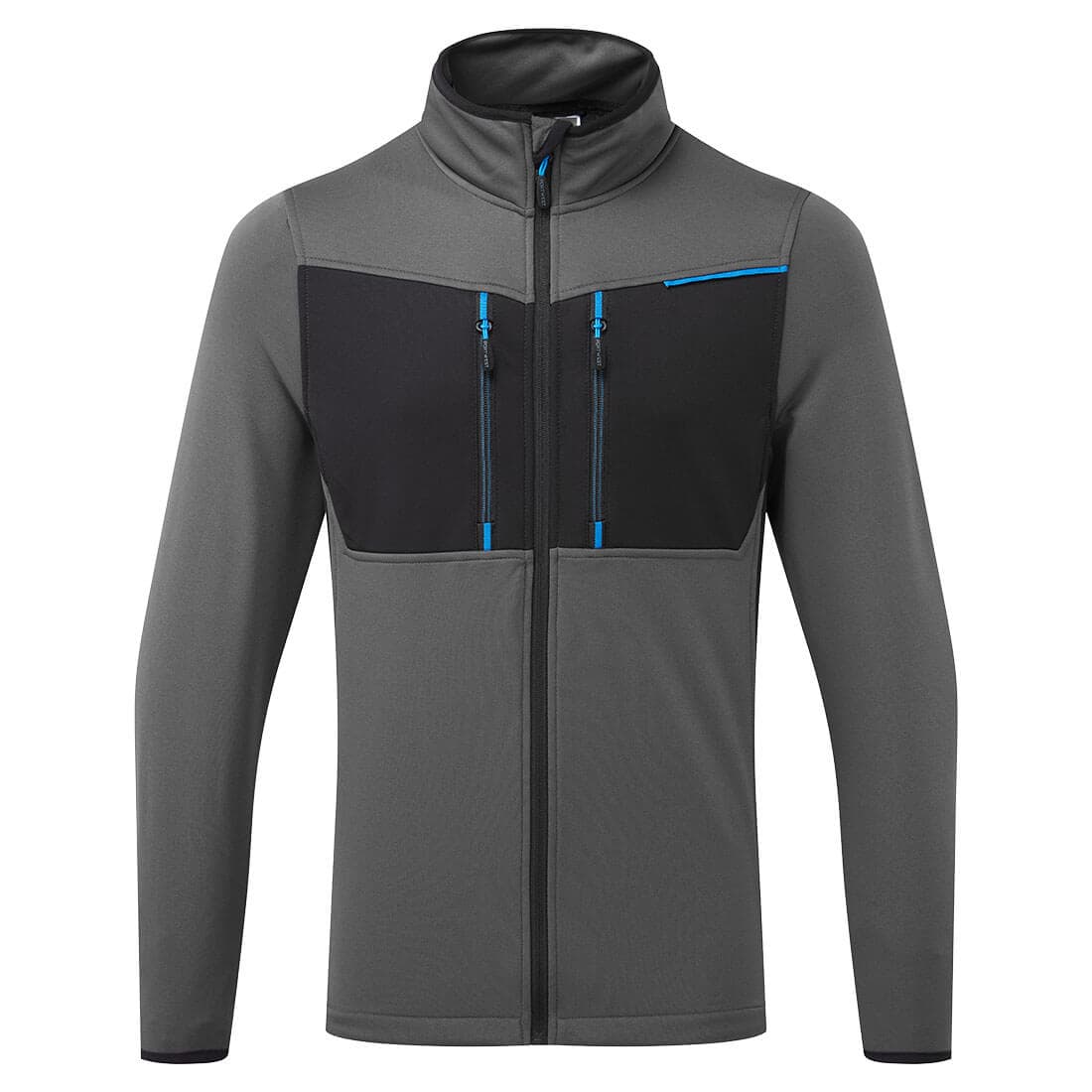 Sweat zippé WX3 Gris Métal