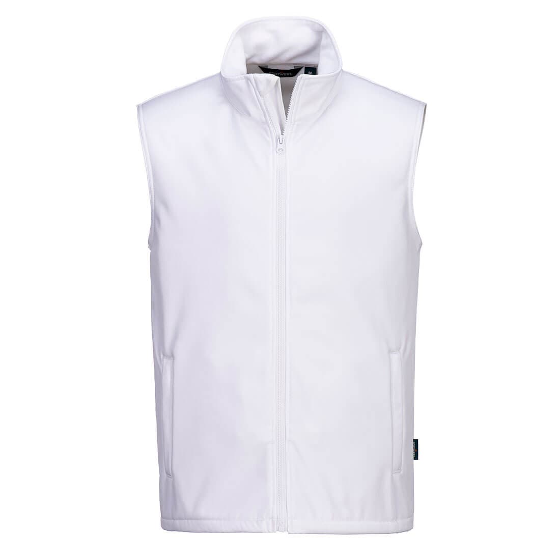 Gilet Softshell Print and Promo (2 couches) Blanc