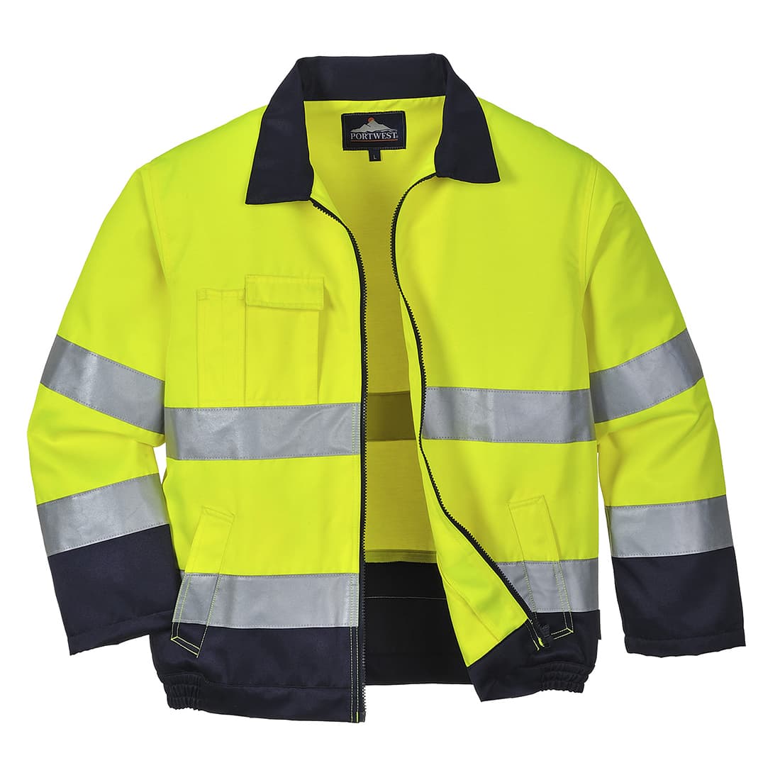 Veste Hi-Vis Madrid Jaune/Marine