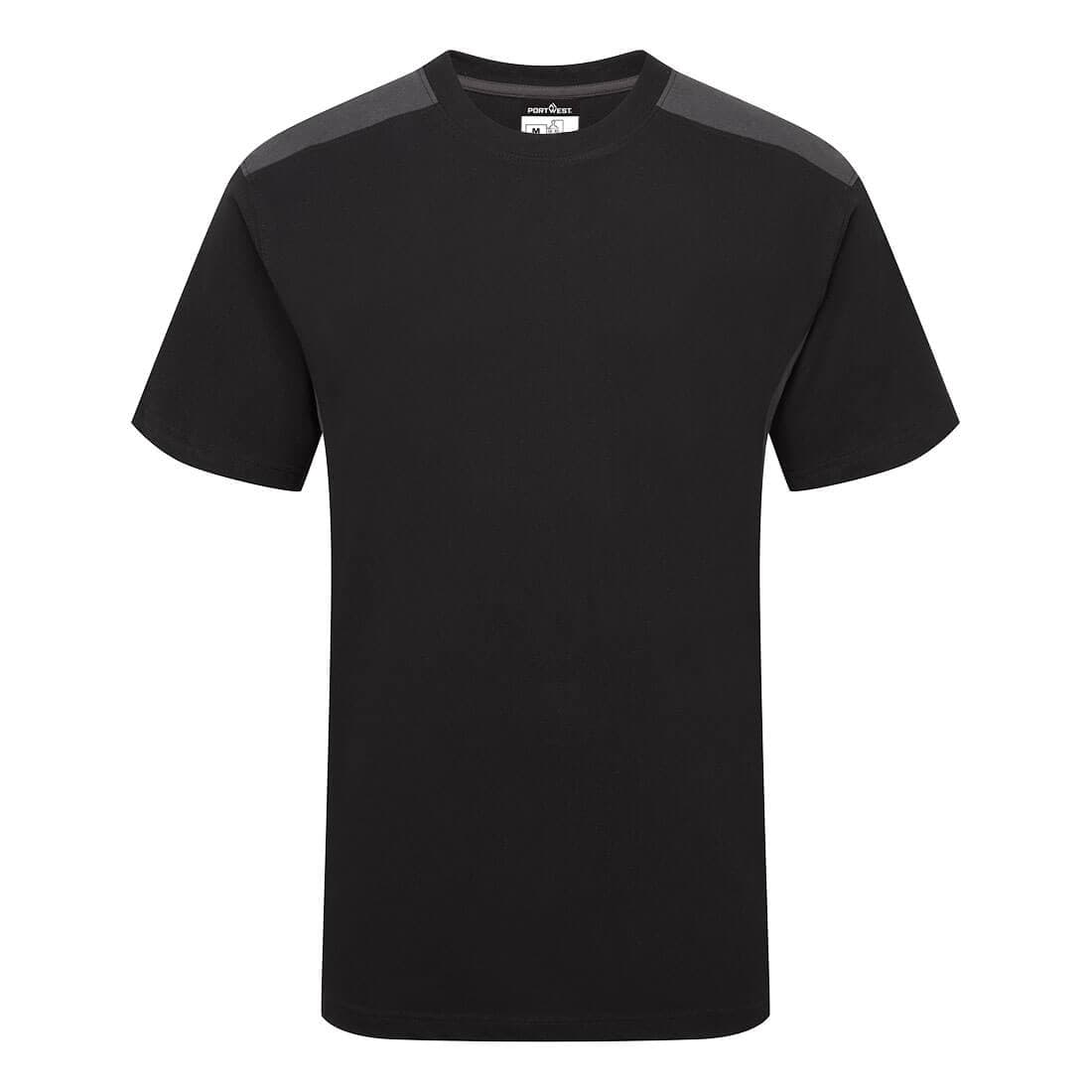 T-Shirt Bicolore Noir/Gris