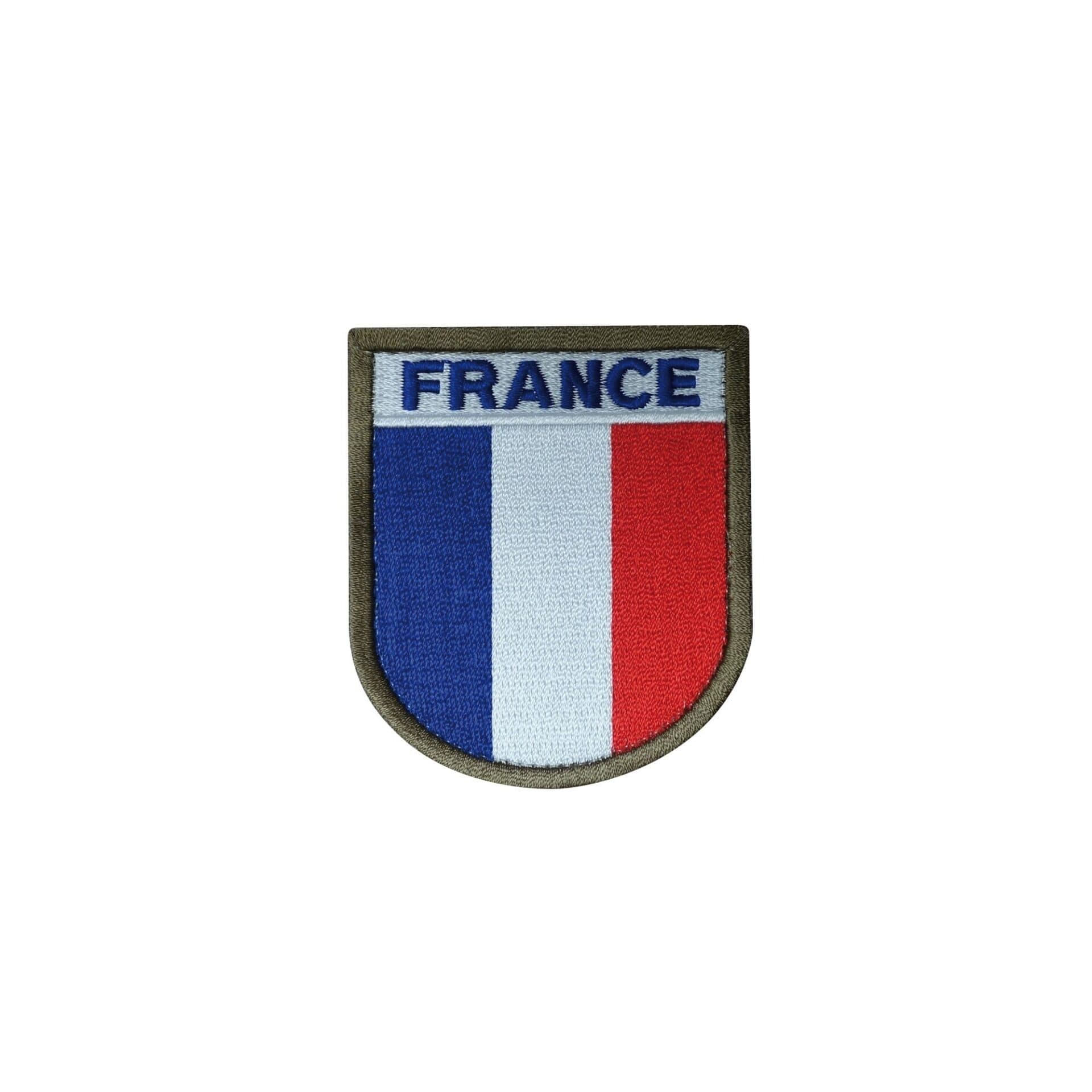 Ecusson brodé France - Bordure verte
