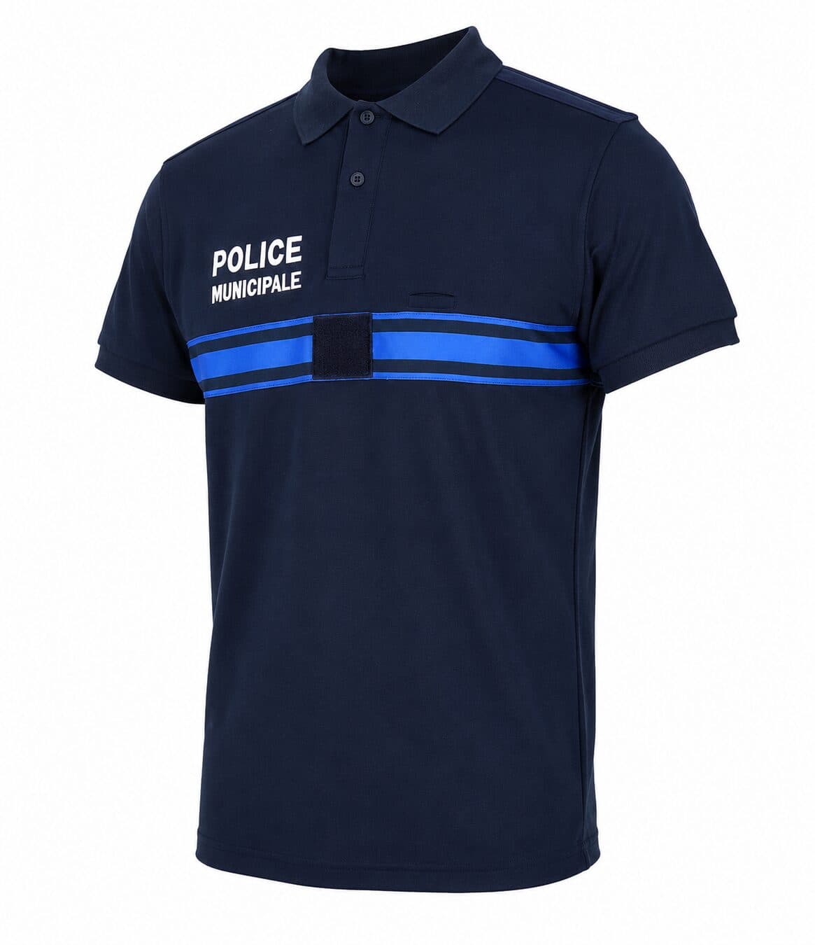 Polo marine brodé police municipale