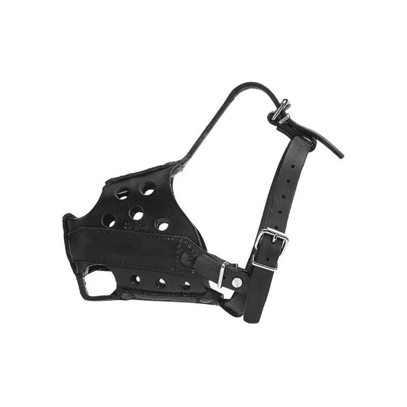 Muselière de frappe Scorpion Cabine sans mordeur, cuir intégral