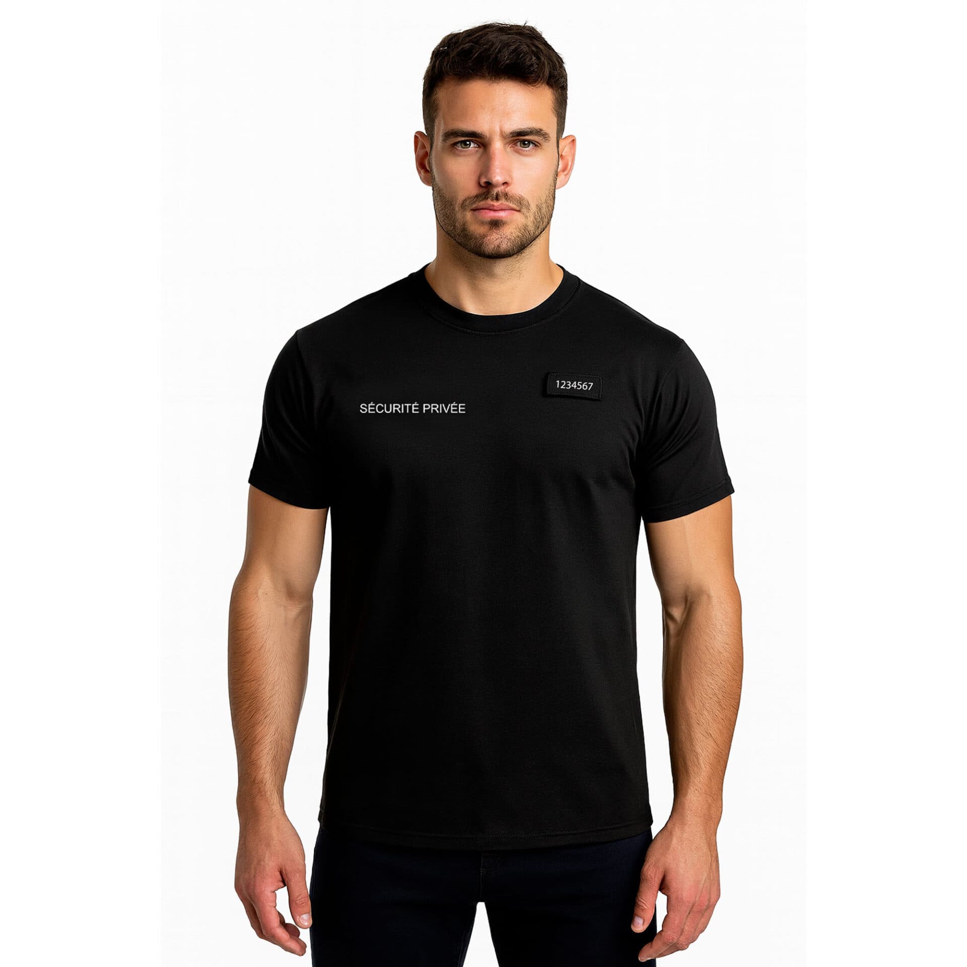 Tee-shirt sécurité privée rétro réfléchissant nouvelles normes