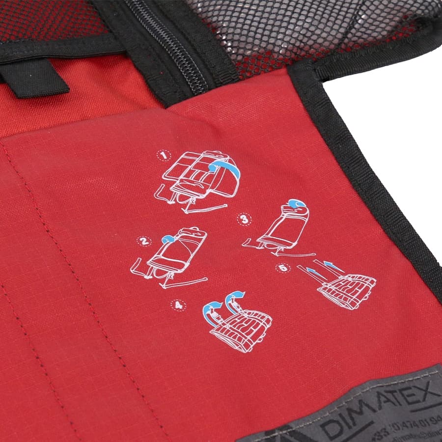 Sac déroulant DECLIC NG Rouge