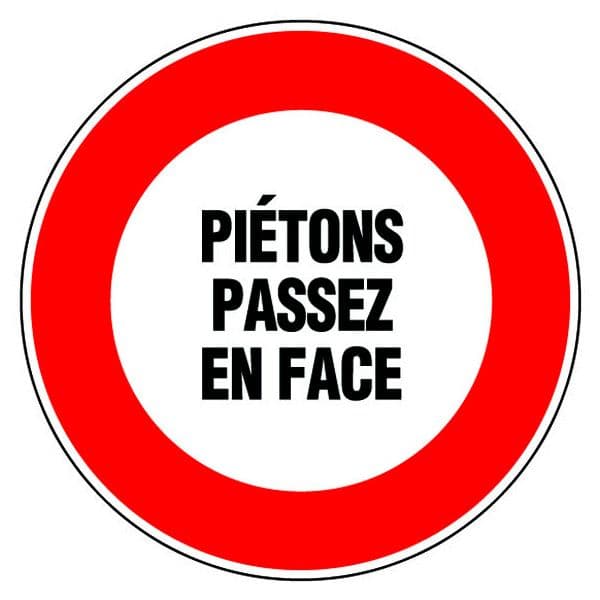 Affichage obligatoire pour chantier - PVC