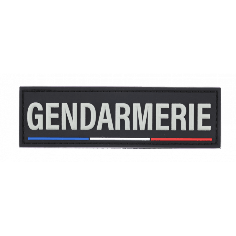 Bandeau d'identification poitrine GENDARMERIE en pvc