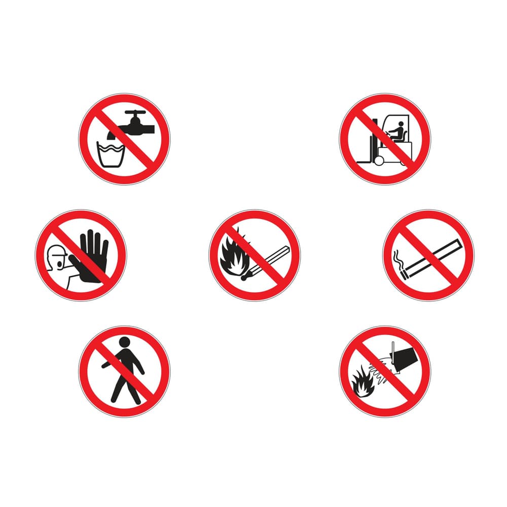 Affichage interdiction – Rond rouge