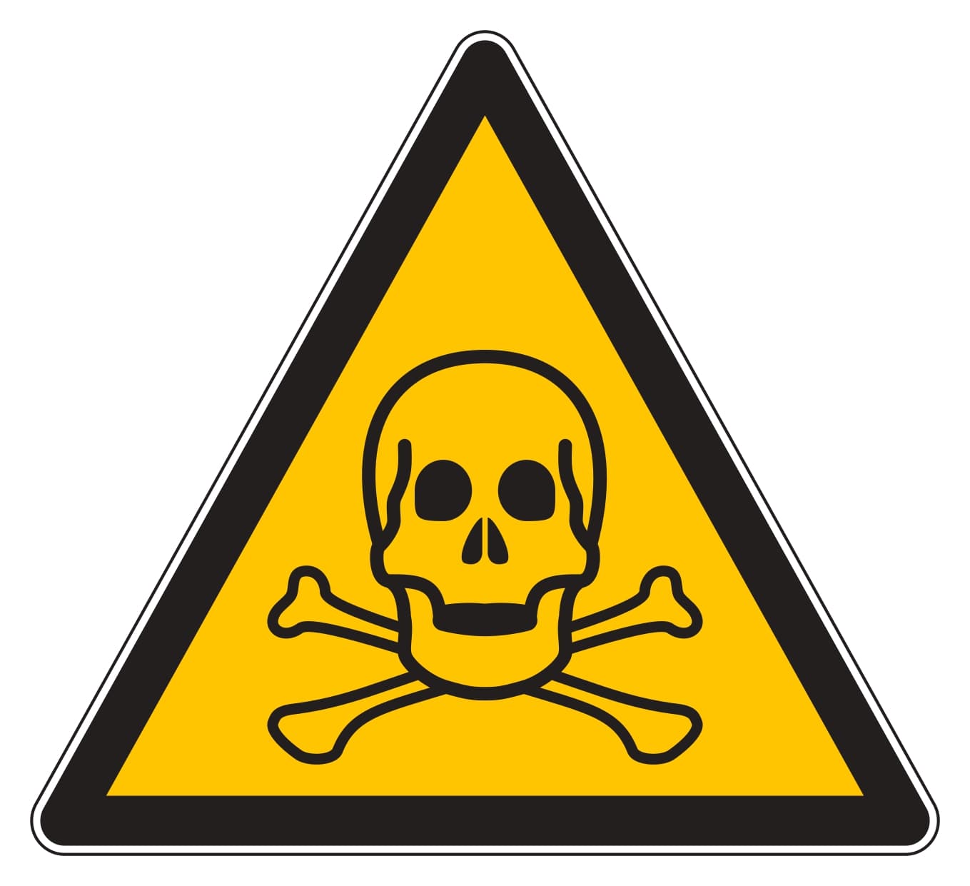 Affichage danger – Triangle jaune