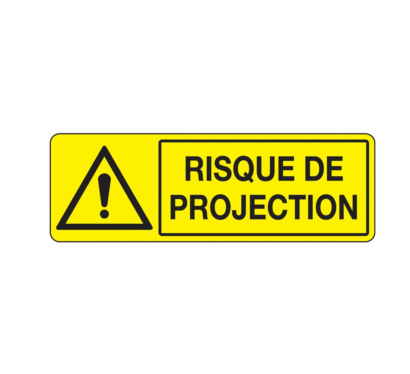 Affichage danger – Triangle jaune