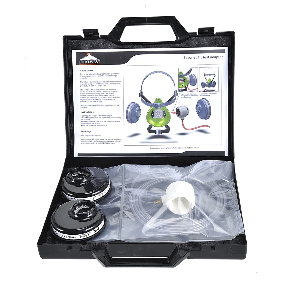 Kit d'adaptateur pour essai d'ajustement à baïonnette Noir
