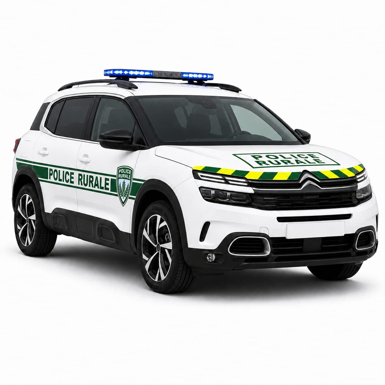 Kit sérigraphie adhésif Police Rurale - Fabrication sur mesure