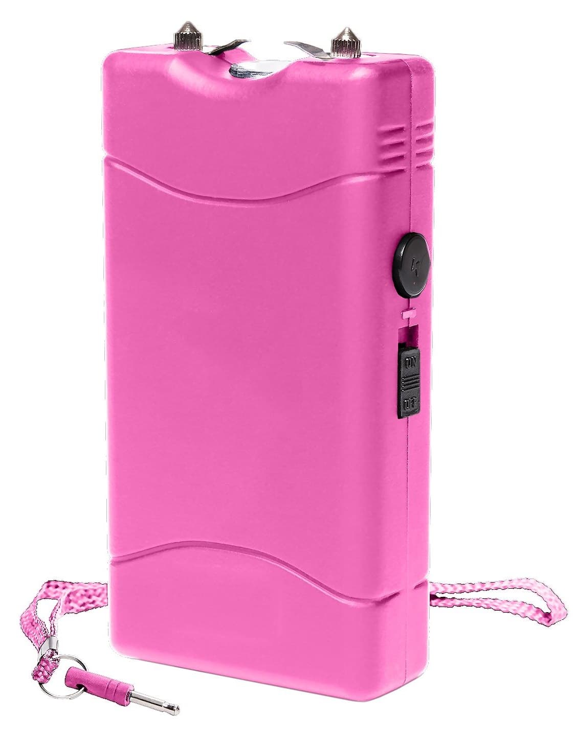 Taser de poche UX Rose 5 000 000 Volts RECHARGEABLE avec Led