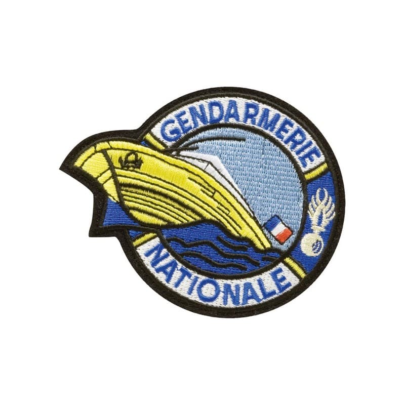 Ecusson brodé gendarmerie fluviale