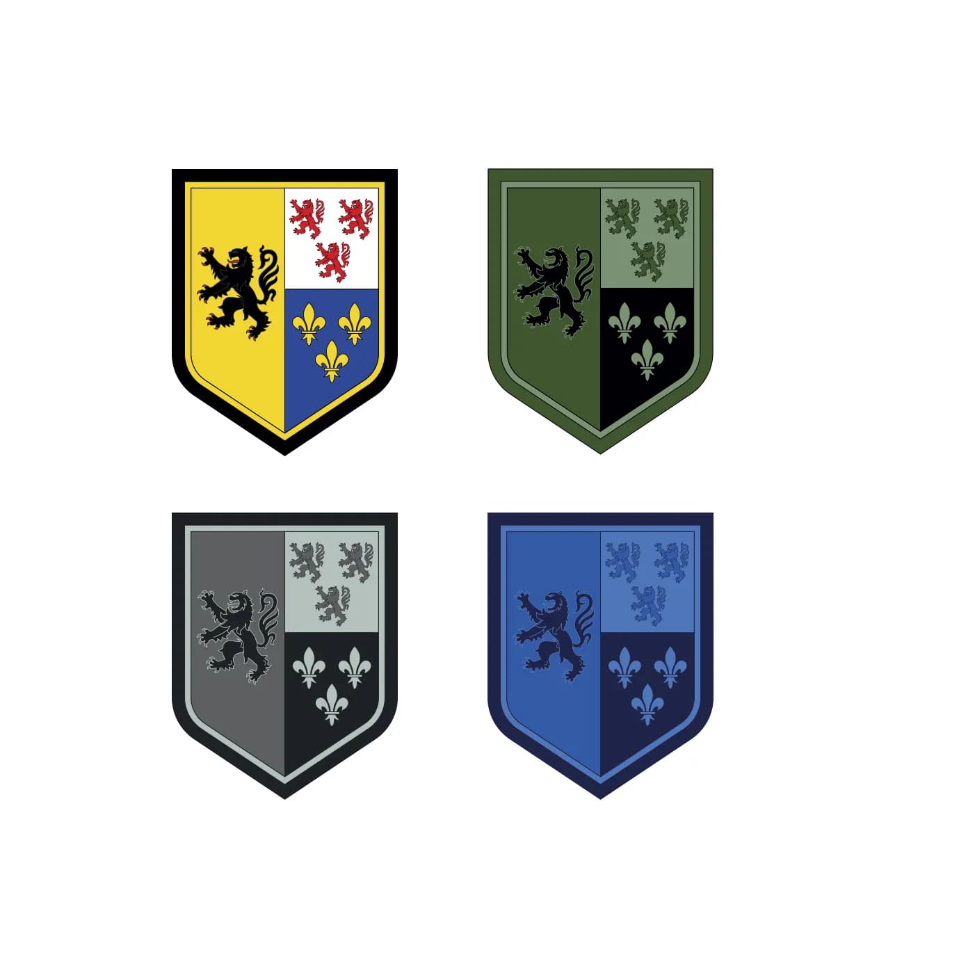 Ecussons brodés régions Gendarmerie