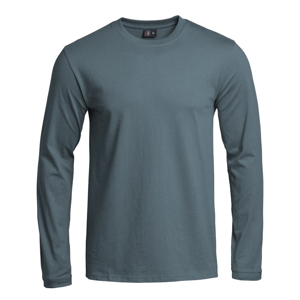 T-shirt Strong Gen 1 manches longues en coton 210 g/m² gris béton