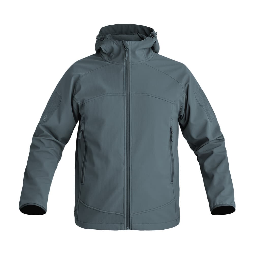 Veste softshell Instructor 3 couches à capuche gris béton
