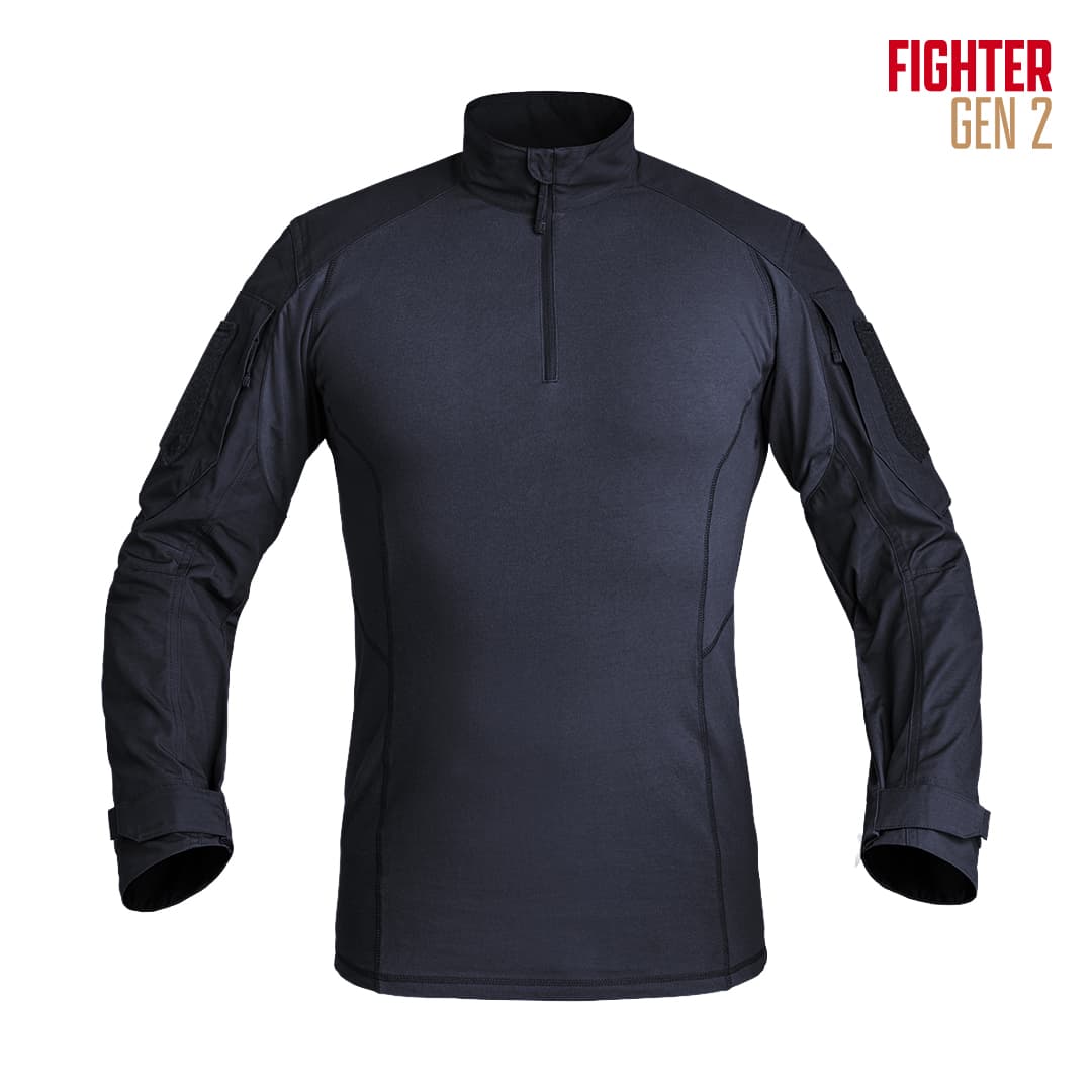 Chemise de combat UBAS V1 Fighter Gen 2 NyCo Ripstop bleu marine