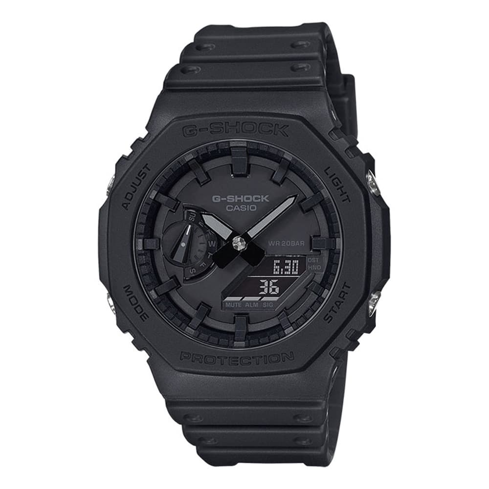 Montre analogique et numérique G-Shock GA-2100 noir