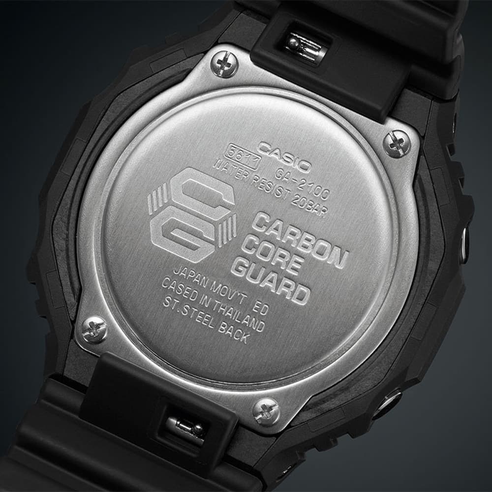 Montre analogique et numérique G-Shock GA-2100 noir