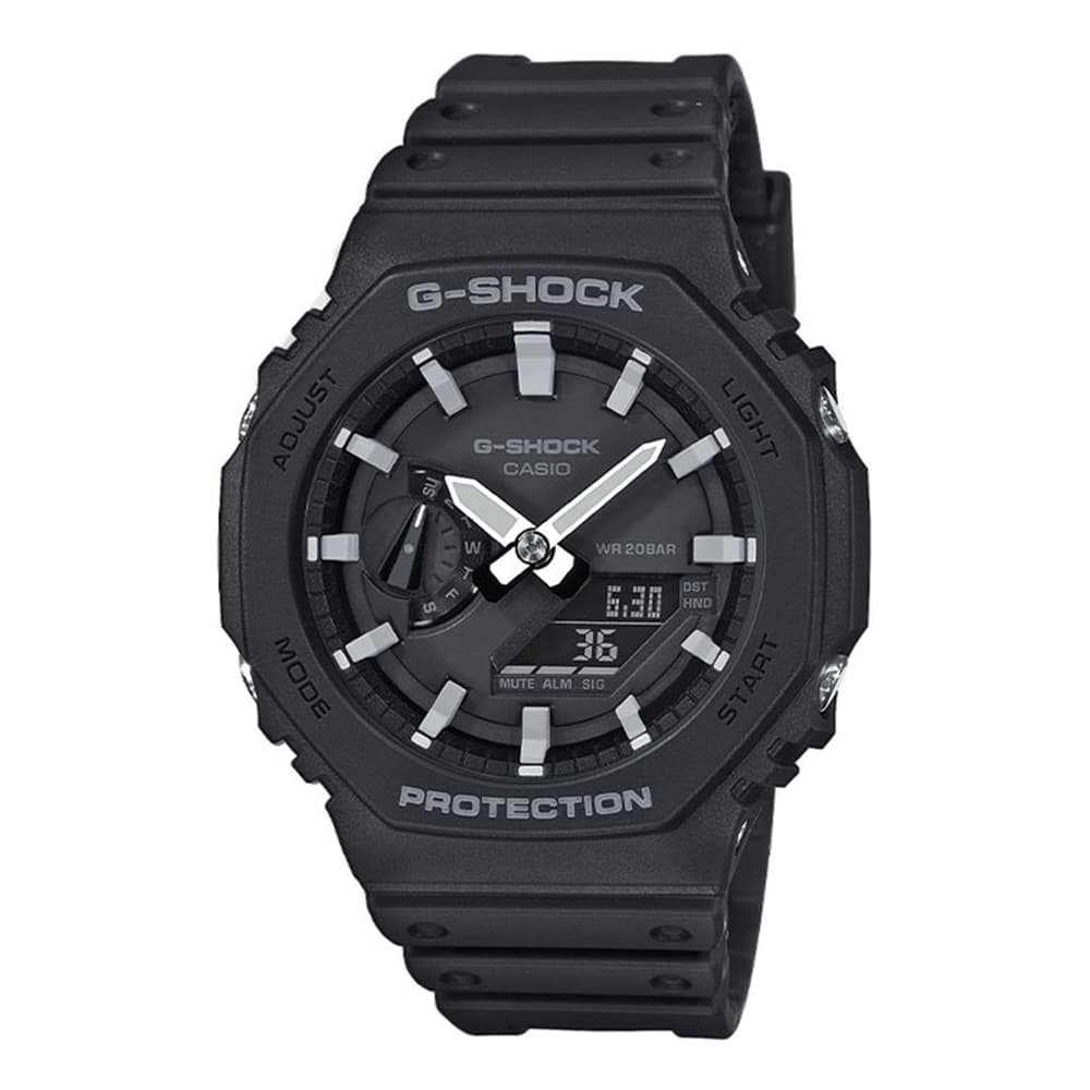 Montre analogique et numérique G-Shock GA-2100 noir/gris béton