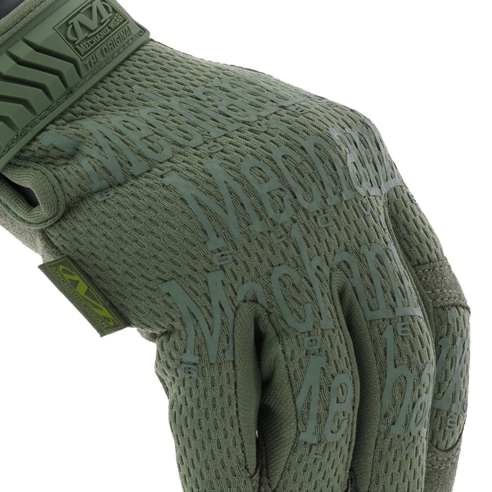 Gants de palpation Mechanix Original vert olive