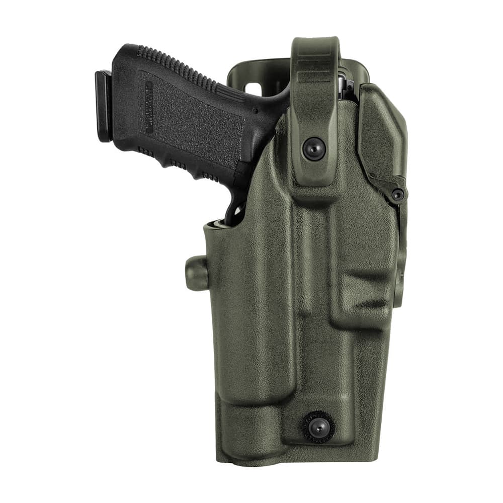 Holster droitier Quantum RDO VKQO804 pour Glock 17/18 lampe/laser/RDO vert olive