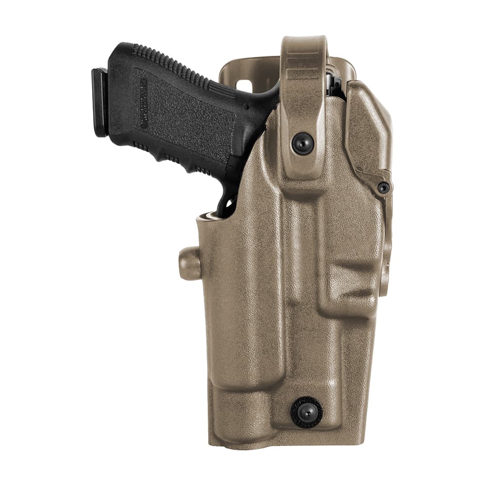 Holster droitier Quantum RDO VKQO804 pour Glock 17/18 lampe/laser/RDO tan