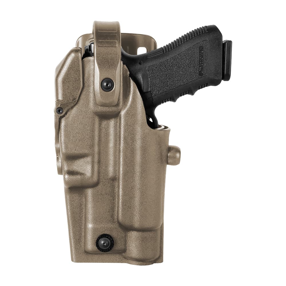 Holster gaucher Quantum RDO VKQO804 pour Glock 17/18 lampe/laser/RDO tan