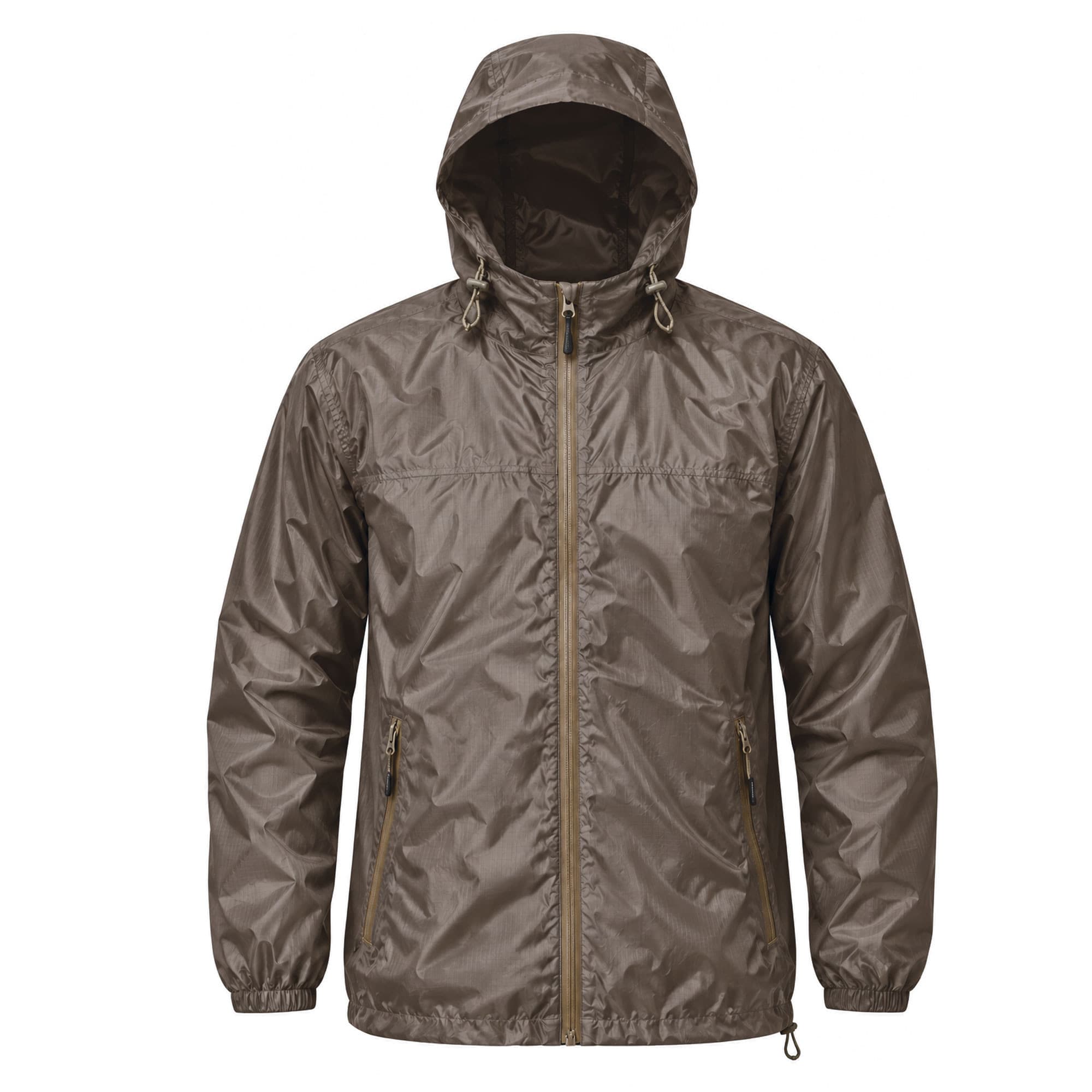 Veste coupe-vent imperméable et respirante Ripstop coyote