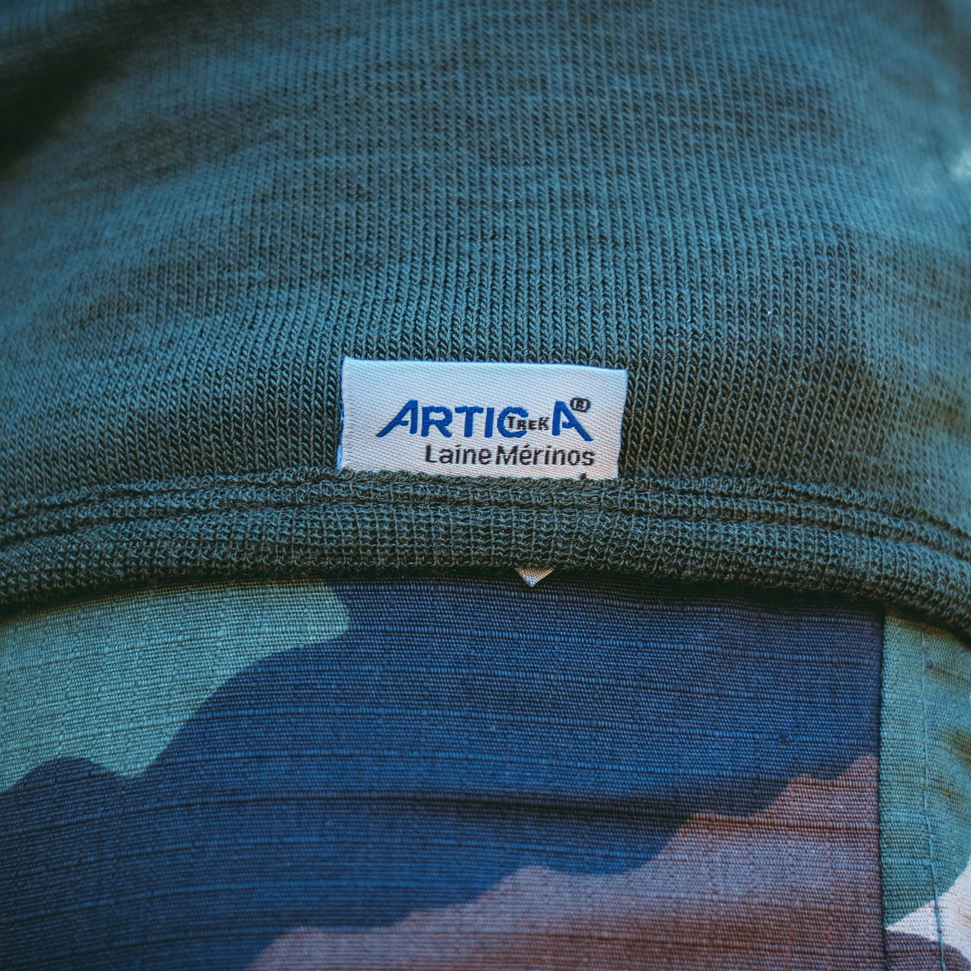 Pull polo manches longues Artica Trek en laine mérinos 200 g/m²