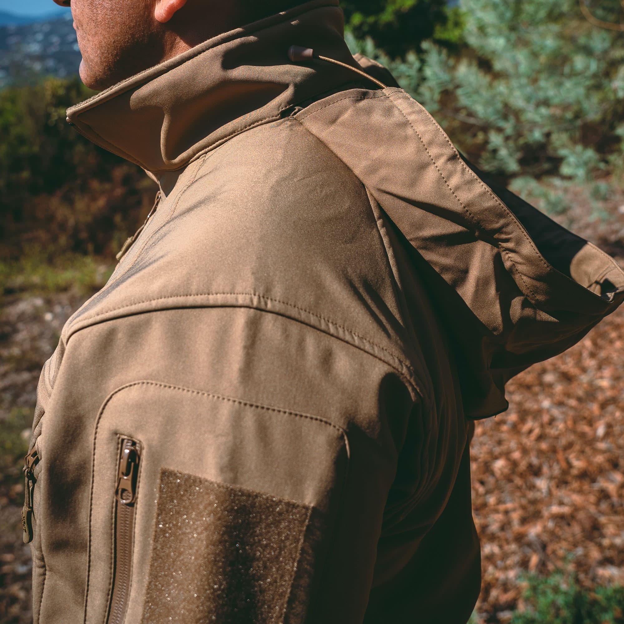 Blouson softshell 3 couches Dintex coyote