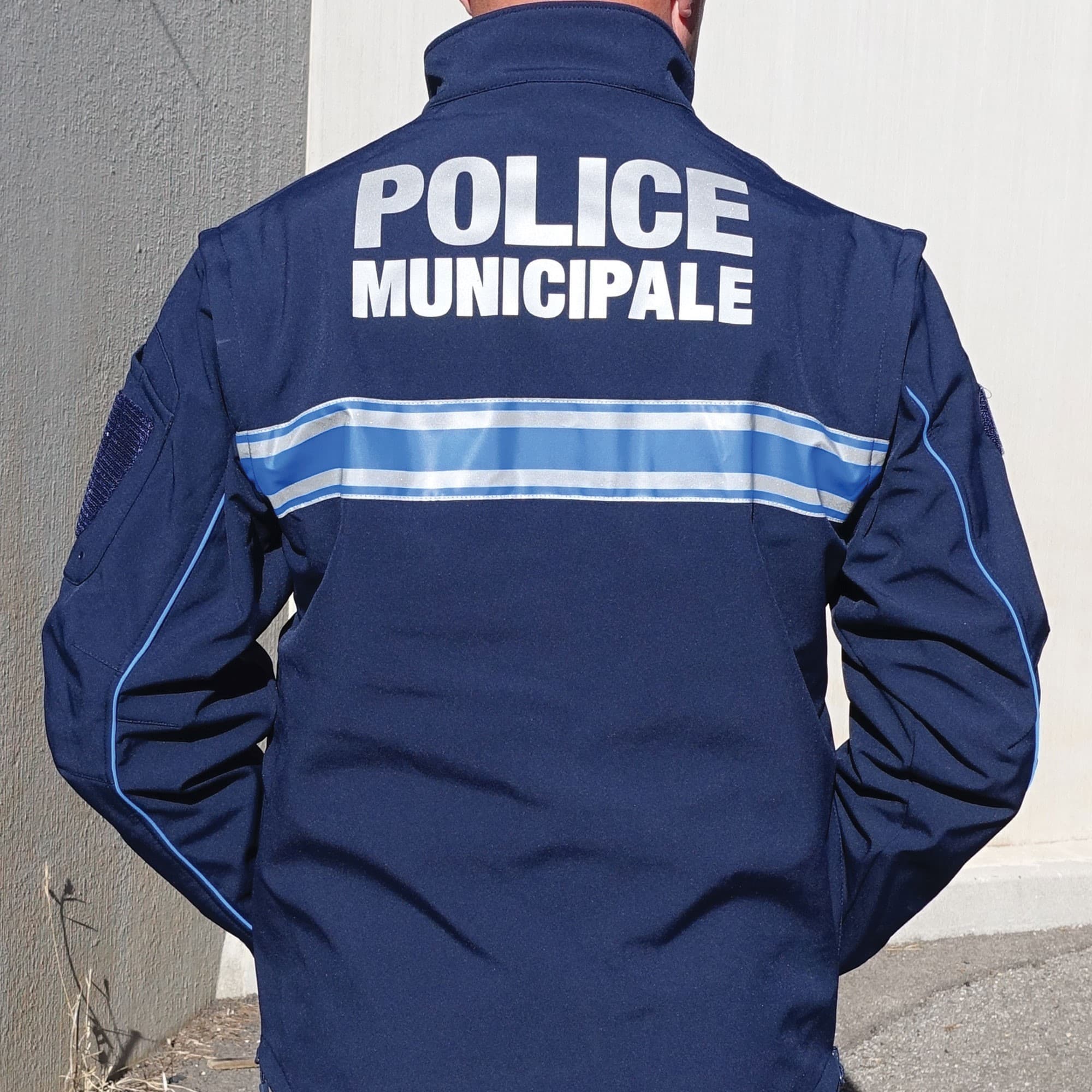 Blouson softshell Police municipale 2 en 1 manches amovibles