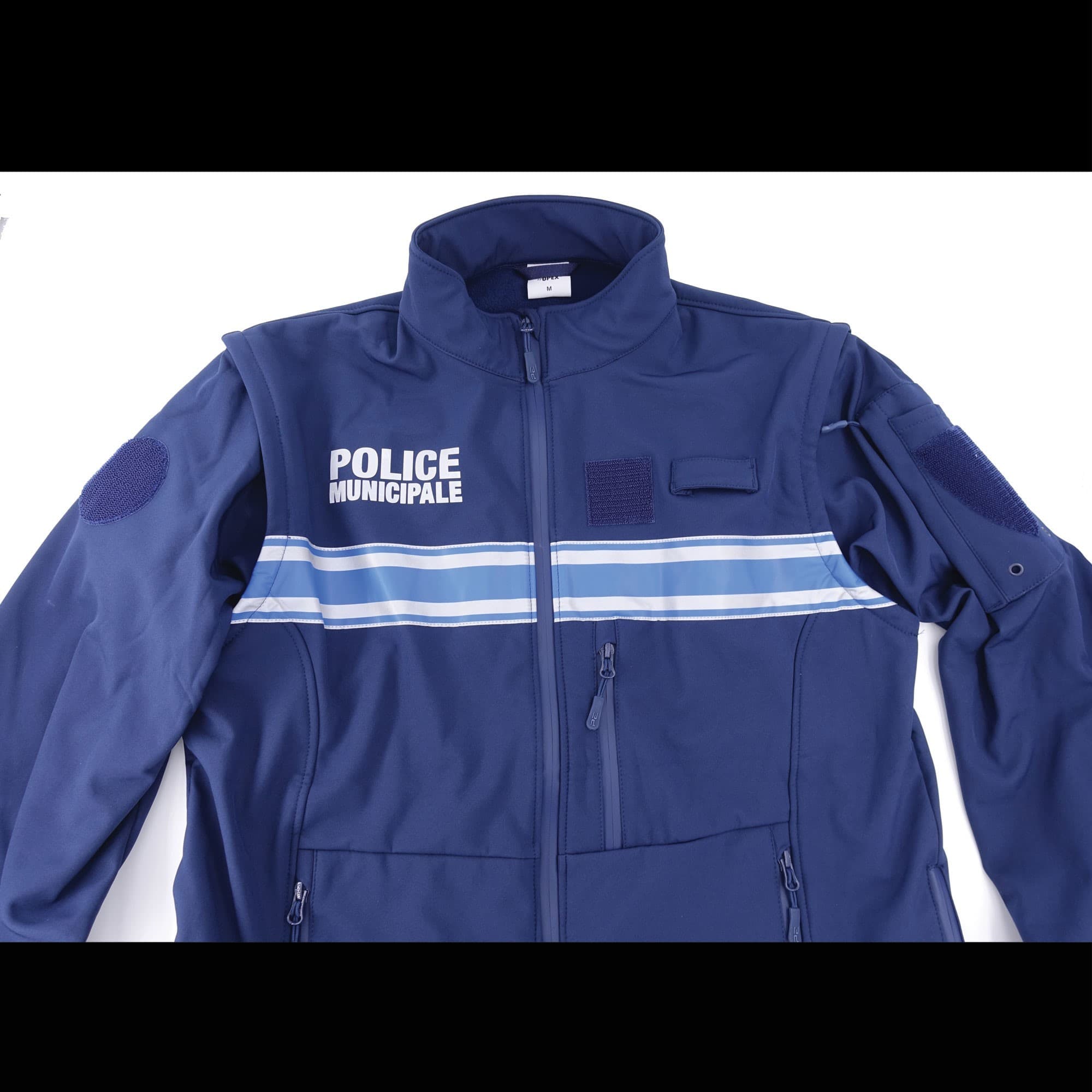 Blouson softshell Police municipale 2 en 1 manches amovibles