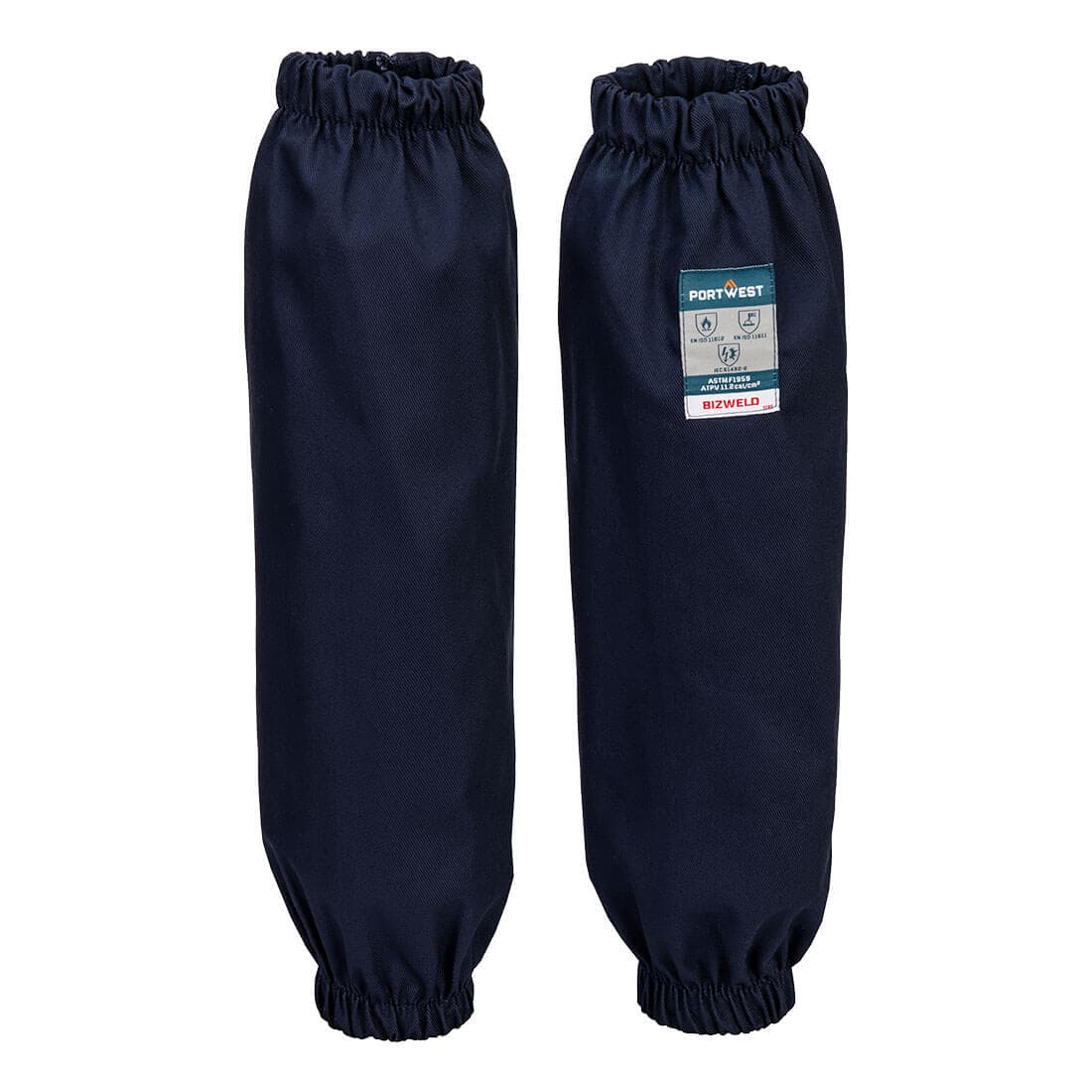 Manchettes de protection Bizweld coton 330 g EN ISO 11612 et EN ISO 11611 - Marine