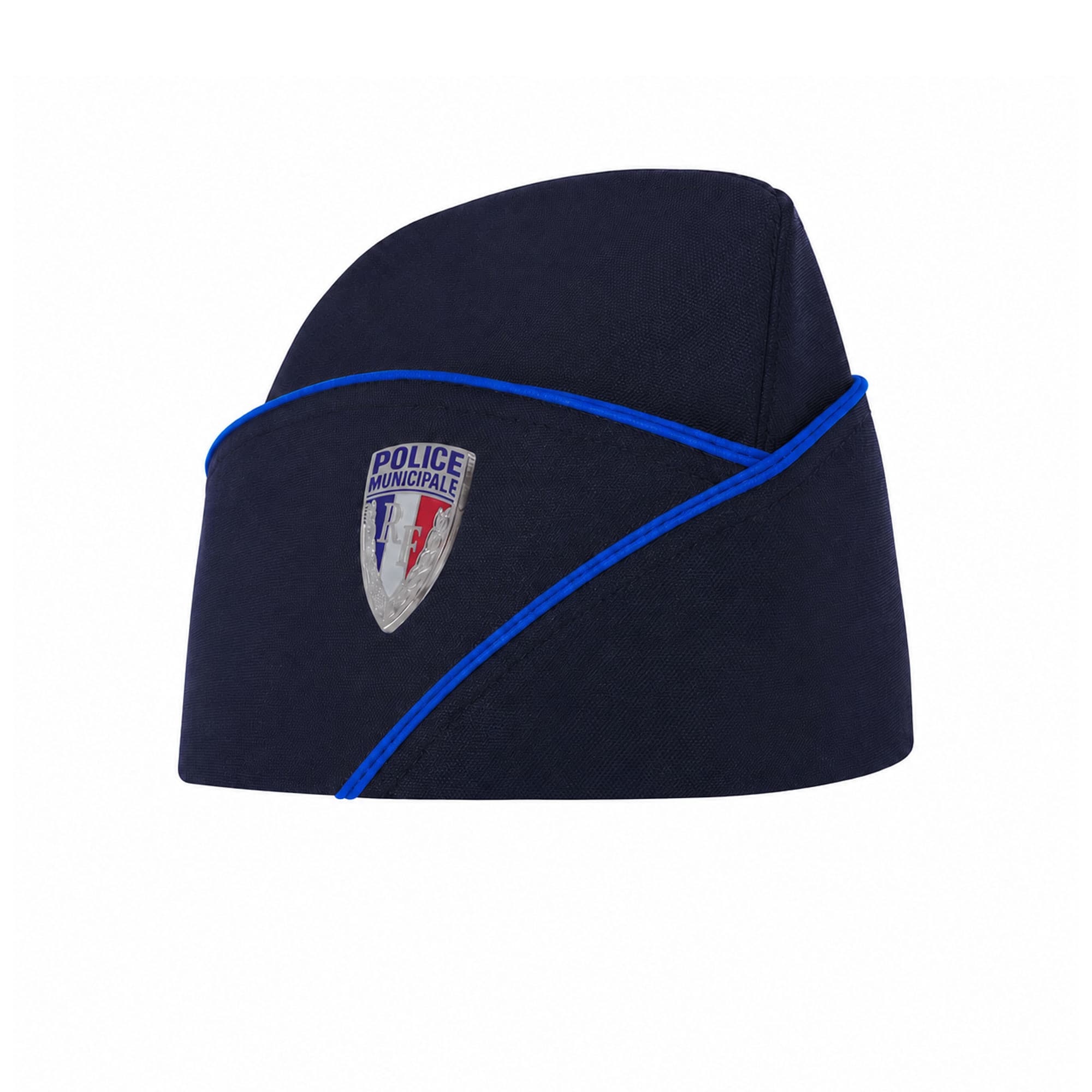 Calot Police municipale avec insigne bleu marine