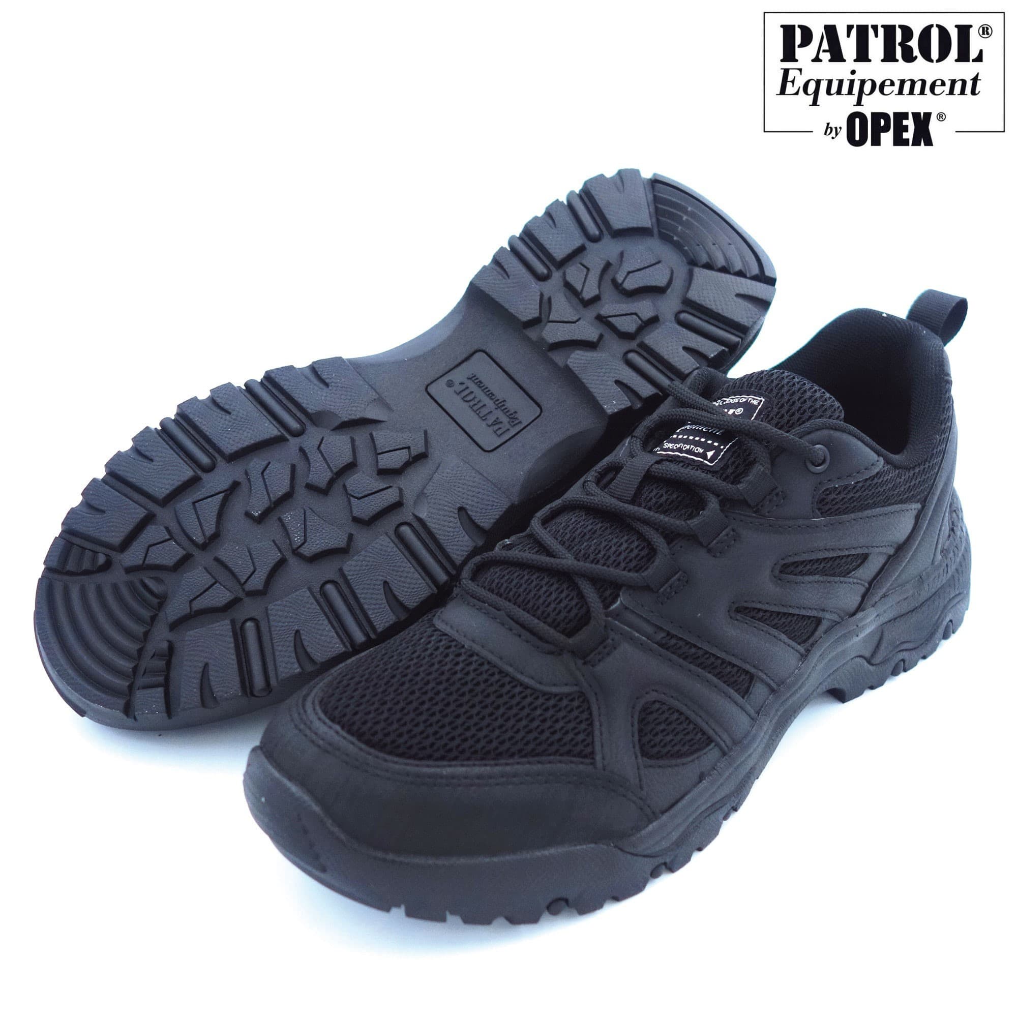 Chaussures basses tactiques ultra légères noires