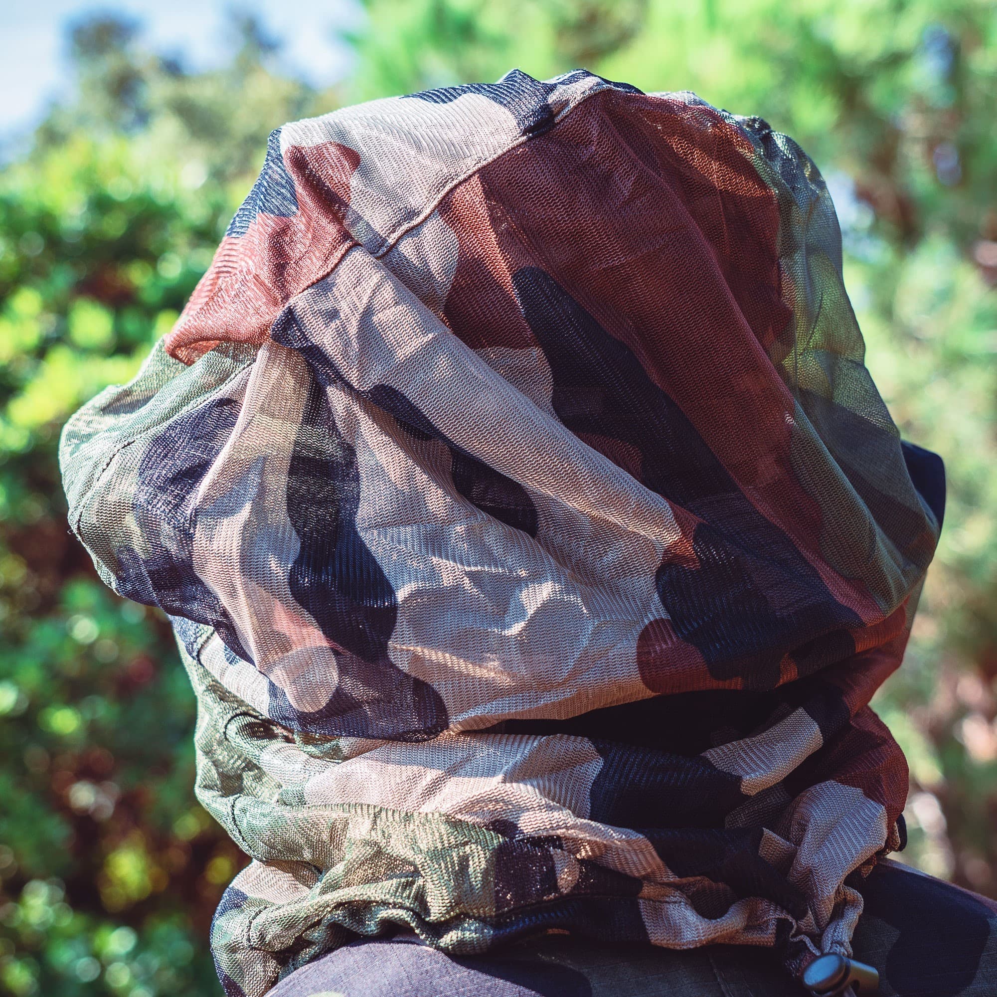 Chapeau jungle avec moustiquaire en polycoton déperlant – réf. CBUNET