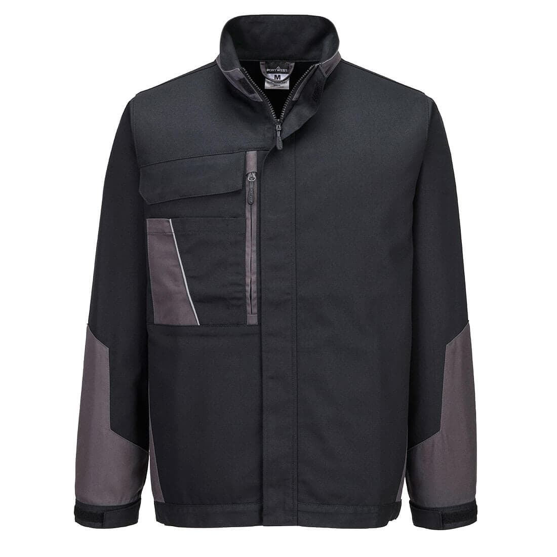 Veste de travail légère coton bicolore WX1 210 g - Noir/Gris