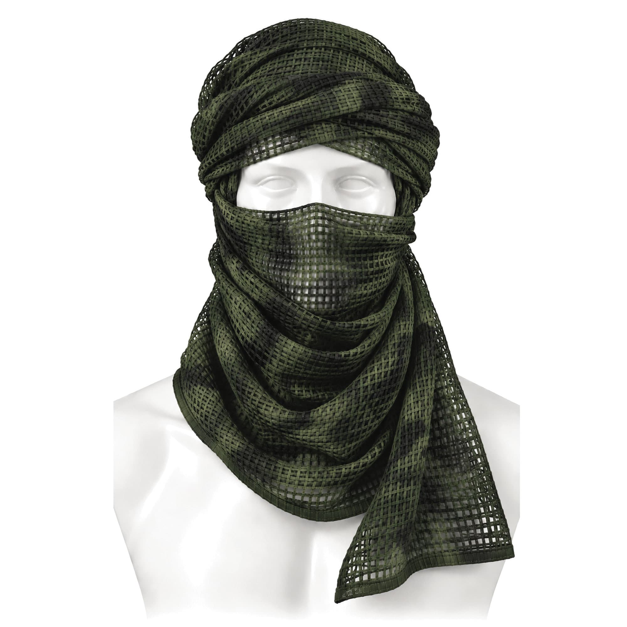 Chèche filet Barracuda en polyester Camo CE