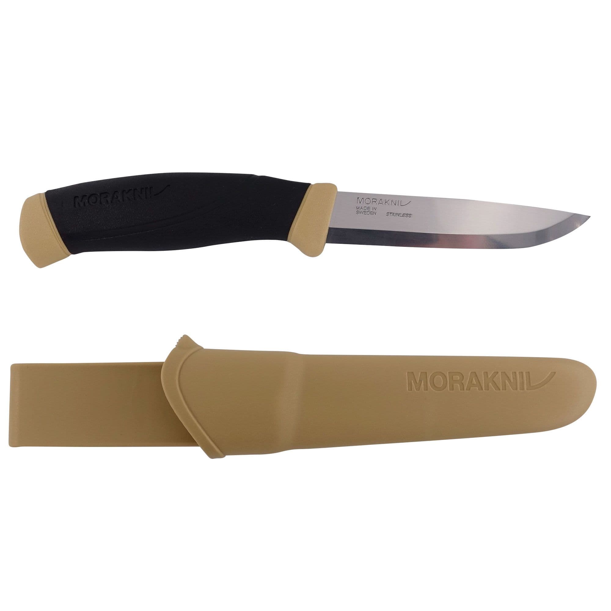 Couteau Companion Désert Morakniv lame inox 104 mm sable
