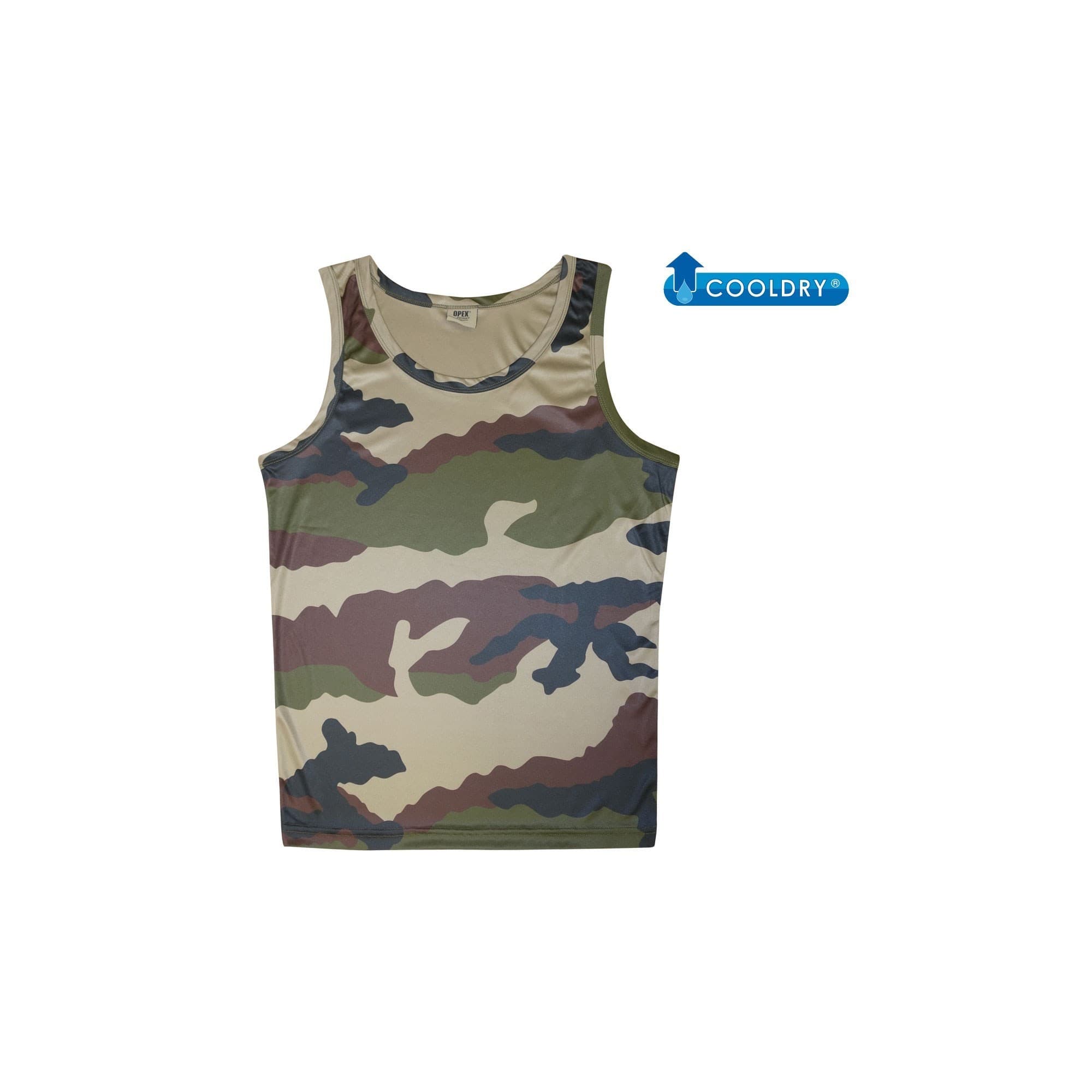 Débardeur Cooldry à séchage rapide camouflage