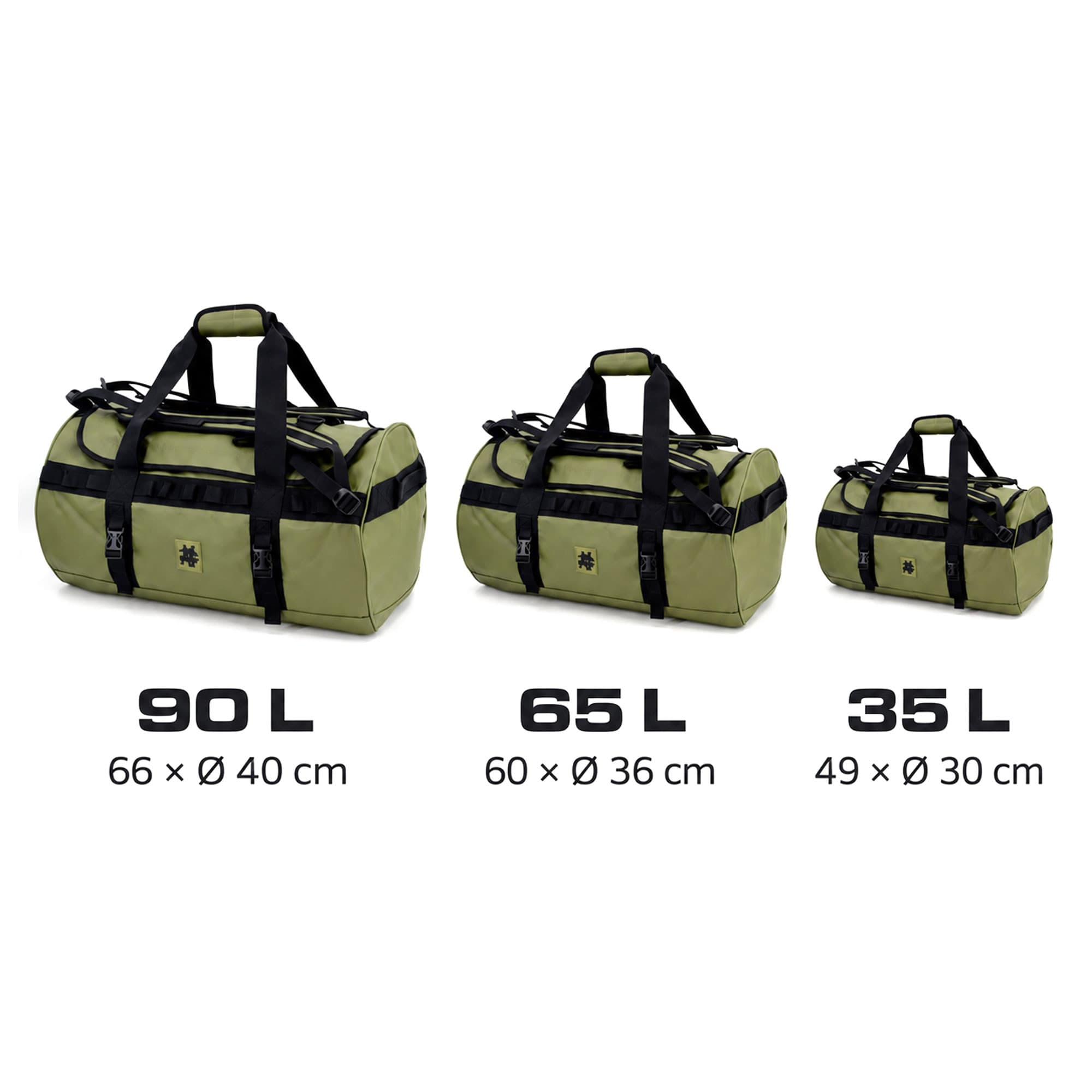 Sac de voyage Tarp 2 en 1 OPEX vert armée