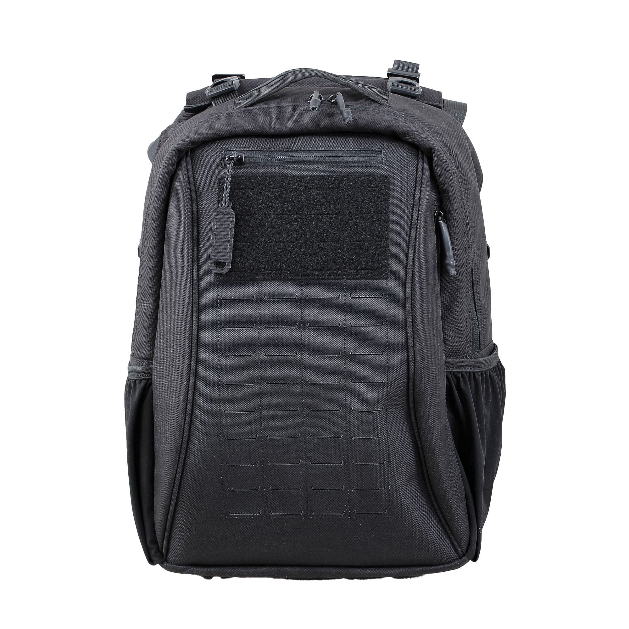 Sac à dos tactique 2 en 1 avec porte-plaque extractible noir