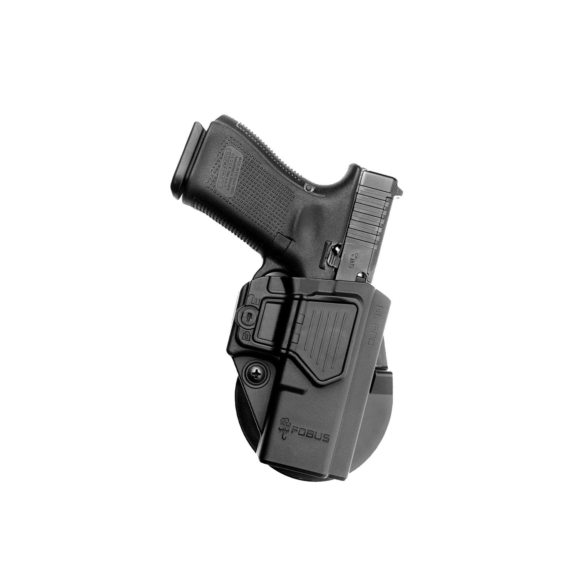 Holster Fobus à rétention de niveau 2 pour Glock 19/19X/17/45/26