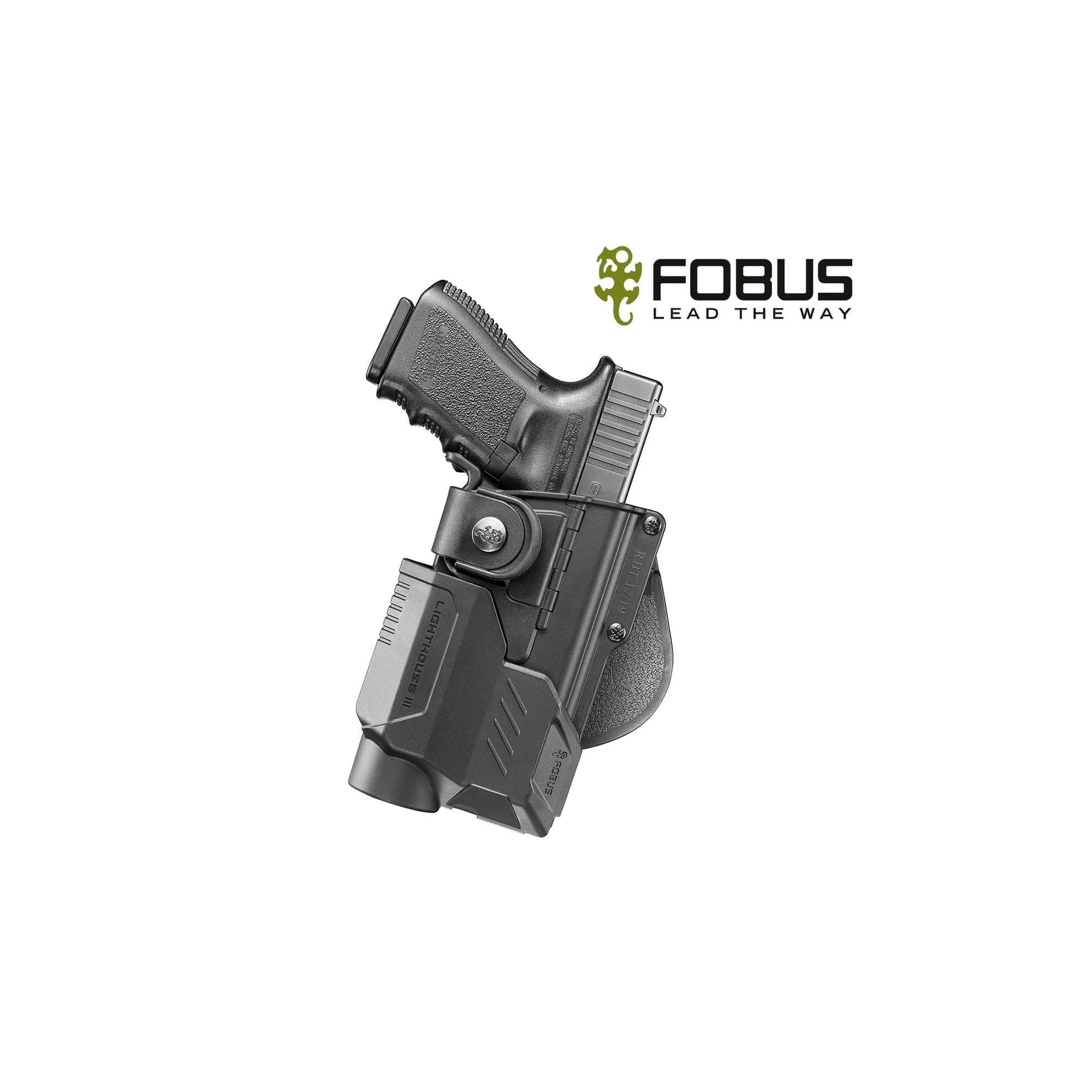 Holster rigide Fobus pour Glock 17/22/31 avec Lighthouse II et III