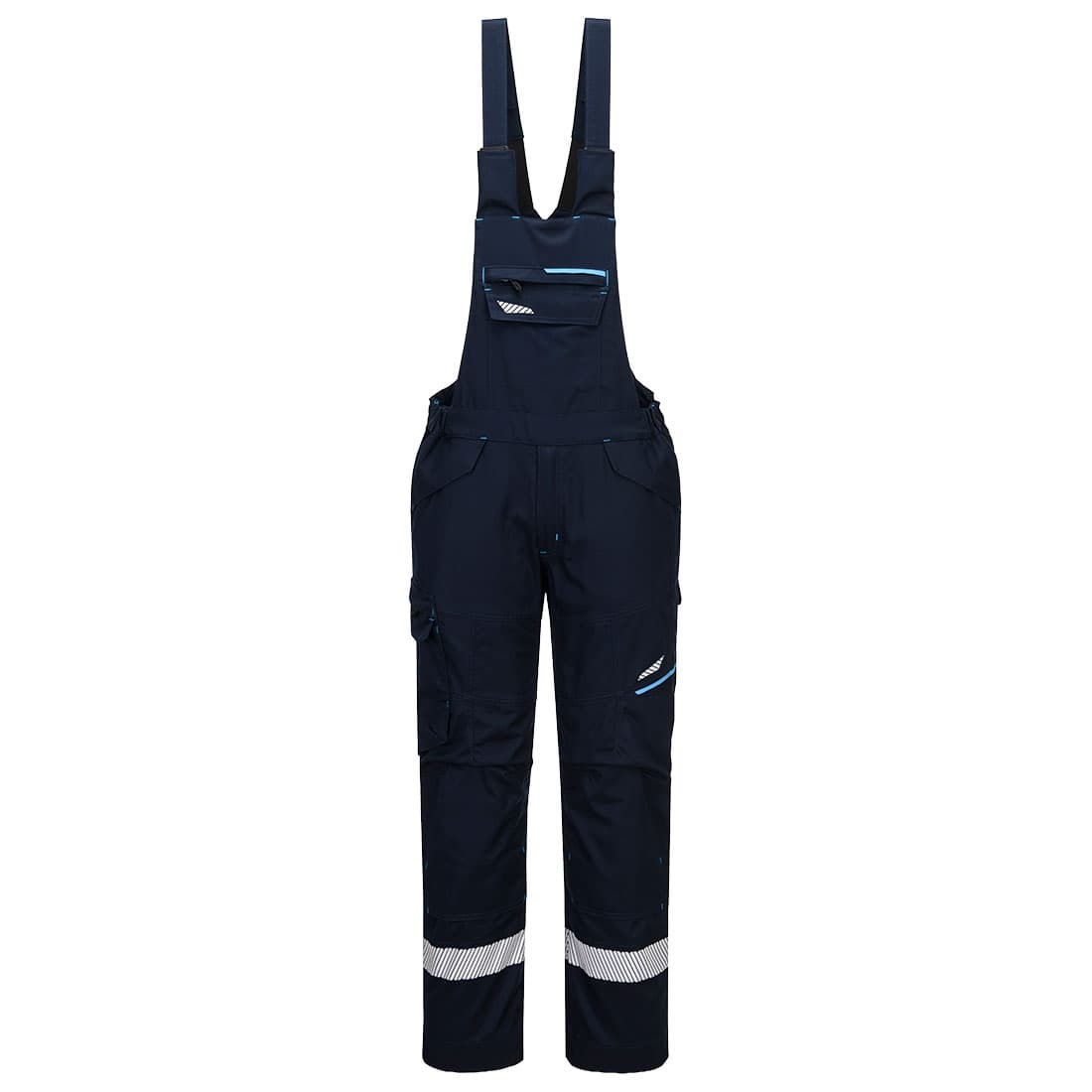 Cotte à bretelles retardant de flamme Modaflame WX3 280 g - Marine