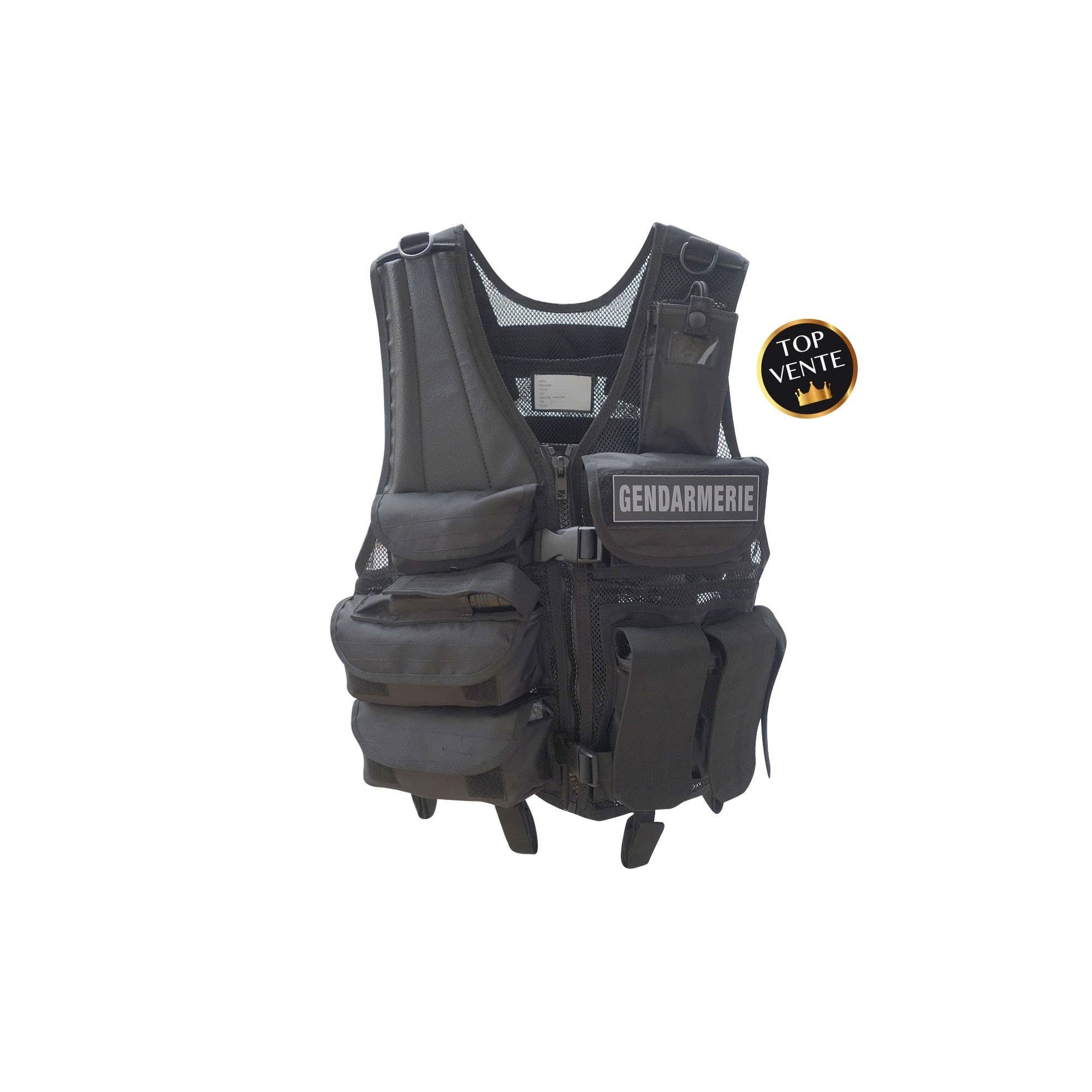 Gilet Force Intervention en nylon déperlant